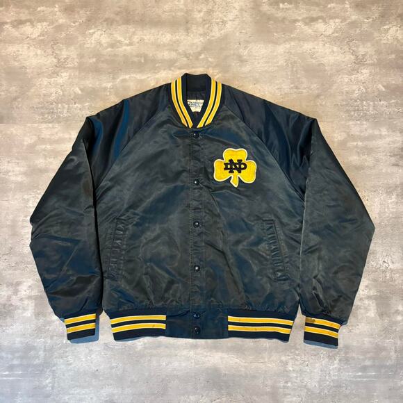 Vintage 1980s notre dame satin - Picture 2 of 8